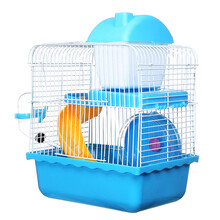 憨憨宠 仓鼠笼 仓鼠用品仓鼠窝套装 笼子+木屑+浴沙+仓鼠粮+浴室+浴沙铲+磨牙石七件套 小城堡仓鼠笼子