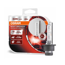 欧司朗OSRAM 原车 原厂HID 氙气灯泡 疝气灯泡 D2S XNB夜行者 4500K（对装）