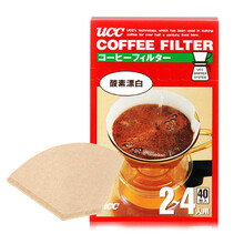 悠诗诗（UCC） 日本进口（UCC）悠诗诗 滴滤式手冲咖啡滤纸袋 2-4人份40张/盒