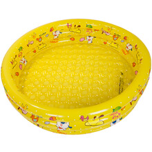 诺澳 宝宝充气海洋球池波波池钓鱼池沙池儿童游泳池戏水池 130cm黄色+100个海洋球