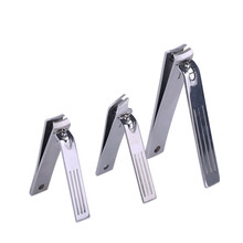 BLD贝览得指甲刀不锈钢指甲钳美甲修甲钳折叠指甲剪 长5.7cm平口