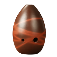 永田 七星埙 八孔梨形红陶 熏烧 初学者 埙 学生练习演奏 民族乐器 F调