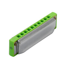 和来HOHNER德国原装进口十孔和莱10孔布鲁斯口琴 ROCKET AMP 绿格火箭C调 D调