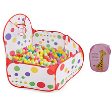 loveforever海洋球加厚0-3岁宝宝彩色球波波球池婴儿童室内玩具围栏帐篷玩具 1.2米圆点球池+5.5cm加厚100+框