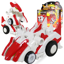 灵动创想 跳跃战士儿童机甲变形机器人玩具 魔幻车神全套装 【兽车系列】单只装啸炎龙