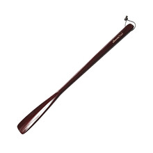 千居惠（QIANJUHUI） 实木鞋拔子木质加长懒人方便穿鞋神器提鞋器鞋抽拔鞋器实用创意送老人长辈孕 枣红色鞋拔