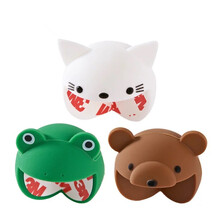 贝得力（BEIDELI） 加厚角婴儿儿童硅胶防撞角加厚宝宝卡通护角儿童防撞安全包桌角保护套2只装 白色小猫一盒2个