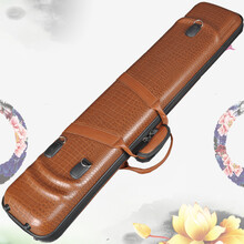 耀森 二胡盒通用皮革二胡盒子可背可提轻体二胡琴盒防震防潮防磕碰二胡配件二胡包乐器配件 鱼皮双背二胡胡盒