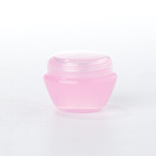 ilbu 面霜盒子护肤品面膜膏霜分装盒袋带内盖旅行便携化妆品小空瓶泡瓶隐形眼镜蘑菇膏霜盒 蘑菇膏霜/粉色-5g