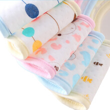 贝康乐园 婴儿围嘴纯棉宝宝口水巾360度可旋转八角围嘴纯棉新生儿小围兜饭兜棉 随机围嘴1条装