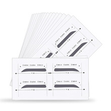 谷崎 【附带眉笔一支  可选色】画眉贴纸平眉自然眉弯眉韩式眉型画眉贴画眉卡修眉卡画眉修眉辅助器 一字平眉眉贴64对128贴（送眉笔两支）