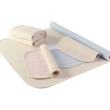 涵菡乐 婴儿隔尿垫可洗大号宝宝纯棉透气护理垫透气春秋冬厚款竹纤维双面可用 粉色双面 68X120CM