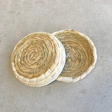 西芝 垫网 鸽笼砂杯沙盒 粪板  鸽子窝 饮水管  三通管宠物用品 平底玉米皮窝10个