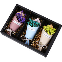 初朵 永生花满天星干花花束礼盒仿鲜花生日创意情人节毕业礼物纪念日结婚送女友送老婆闺蜜