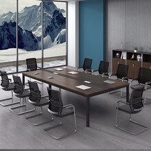 优宜（YOE.FTY）上海办公家具 会议桌 长桌 小型接待洽谈培训桌 6人8人10人大型会议桌椅组合 色卡(颜色订制）