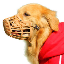 小不点宠物狗嘴套狗狗用品狗口罩嘴 鸭嘴套 防咬狗嘴套 防叫 止吠器多型号网状透气 软塑料宠物嘴套 2号适合10斤以内