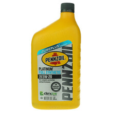 PENNZOIL 全合成机油 Platinum 5W-20 SN 1QT 946ml/桶 美国原装进口