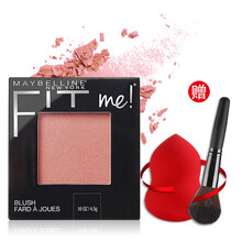 美宝莲（MAYBELLINE）美宝莲fit me定制腮红正品裸妆晒红防水修容自然好气色胭脂粉专柜 30热卖玫瑰色