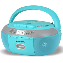 熊猫（PANDA）880便携dvd播放器学生英语同步教学光盘光驱专辑vcd播放机胎教瑜伽机收音播放器  【蓝色 + 8G学习卡】