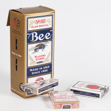 Bee小蜜蜂扑克牌美国原装进口扑克纸牌No.92 宽版扑克牌 1箱装（144副）