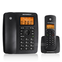 摩托罗拉（Motorola） cl101c 无绳电话机  家用无线座机 办公子母机  一拖一 C4200C 黑色一拖一