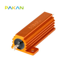 PAKAN  RX24黄金铝壳电阻  50W功率电阻 线绕固定电阻器 50W 6RJ 6欧姆 (1个)