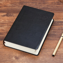 菲蕙 欧式创意超厚学生日记本子复古加厚皮面笔记本文具A5本记事本 大号横线