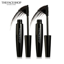 菲诗小铺（THE FACE SHOP） 经典黑杆睫毛膏浓密纤长卷翘防水不晕染 卷翘型2支
