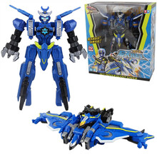 奥迪双钻（AULDEY）巨神战击队3 超救分队 可动人偶 儿童合体玩具 豪华变形机器人套装 变形版-旋天战击王538390