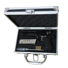 1：2.05沙鹰玩具模型 枪军事收藏礼品卸 可抛壳 不可发射沙漠鹰 抛壳沙鹰镍黑+合金箱