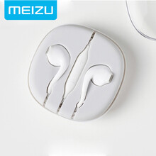 魅族原装手机耳机MX5 MX4 PRO5/6 魅蓝note3/6 metal 3s E线控带麦 半入耳式耳机--EP2X白色
