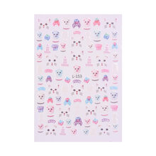 R·S NAIL 美甲贴纸花全贴背胶3D立体指甲油胶装饰美甲饰品 L-153