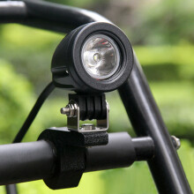 美蒂亚电动车灯摩托车灯改装外置超亮汽车射灯三轮电瓶车越野车LED大灯 聚光灯一个