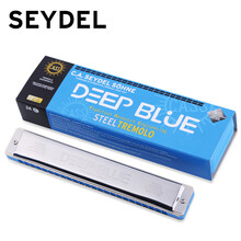 德国进口SEYDEL赛德  24孔成人 复音口琴DEEP BLUE C#调（Db）