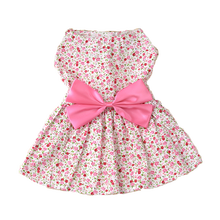 宠惑 狗狗夏装新款衣服田园风泰迪狗裙子淑女范碎花宠物连衣裙夏季薄款 粉红色 M