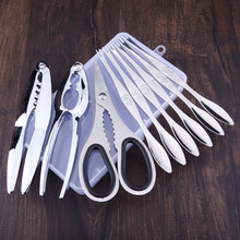 剥螃蟹吃蟹工具304不锈钢蟹八件蟹钳蟹夹蟹针海鲜剪吃大闸蟹螃蟹 2只蟹钳+蟹剪+6只蟹挑+送收纳盒