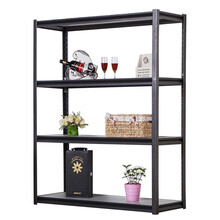 宝舱优品 库房家用储藏室货架 仓储储物架置物架 商店超市货柜展示架爆花银90*45*183四层