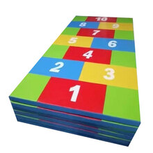 loveforever早教中心亲子园软体感统训练器材全套幼儿园软体玩具儿童软包 数字体操垫