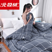 北极绒 单人被子冬天被学生宿舍单人床春秋被子被芯冬季棉被冬被空调太空被 皇冠 150*200cm 3斤