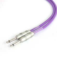 Kirlin科林 电吉他连接线 降噪线 水晶镀金音频线 贝斯雾面连接线 IP-241PR-30米(黑红蓝黄紫绿)