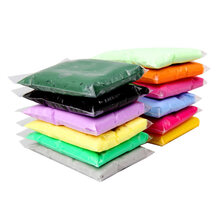 多彩艺 超轻粘土100克3D彩泥 橡皮泥太空泥DIY手工制作玩具24色自选 手工彩泥 荧光黄超轻粘土100克g