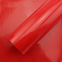 适用于车载汽车碳纤维改色膜车身改装贴纸 中柱侧裙亮面碳纤纹亮黑防水贴膜 亮红0.5*1米送工具