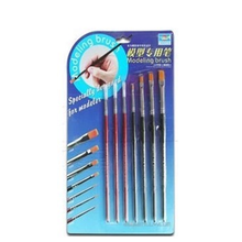小号手工具模型笔套装（7支）军事模型模型彩绘上色笔 毛刷 涂色制作工具 描线笔 沃尔基