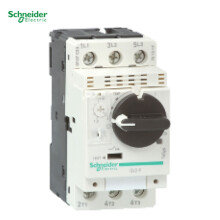 施耐德 TeSys热磁式电动机断路器，旋钮控制，整定电流6-10A；GV2P14