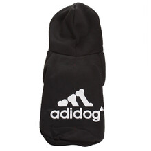 小不点宠物狗狗衣服泰迪秋冬装中小型犬衣服贵宾比熊博美幼犬宠物服装 黑色 L