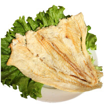 即食海味烤鱼片鳕鱼片500g鱼干片零食干货休闲零食山东特产小吃 海苔味250g