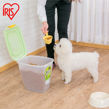 爱丽思狗粮储粮罐宠物猫粮储粮桶猫粮狗粮桶密封防潮收纳保鲜盒子 储粮桶4kg（绿）