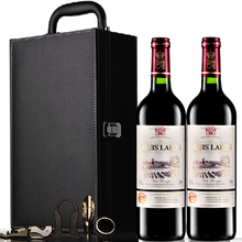 超市	路易拉菲干红葡萄酒 法国原瓶进口红酒礼盒 750ml*2 双支礼盒装