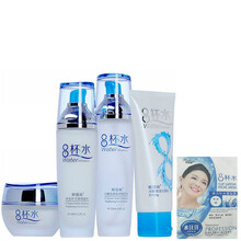 【专柜品质】新八杯水护肤品套装女士补水保湿收缩毛孔化妆品8杯水水乳霜 八杯水【四件套】送大礼包