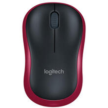 罗技（Logitech）M185(M186)无线鼠标 商务办公对称鼠标 笔记本电脑台式机家用光电鼠标 红边